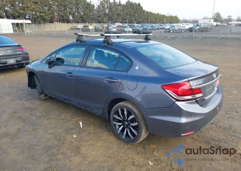 2014 Honda Civic Ex-L from USA, damaged, VIN 19XFB2F96EE263808